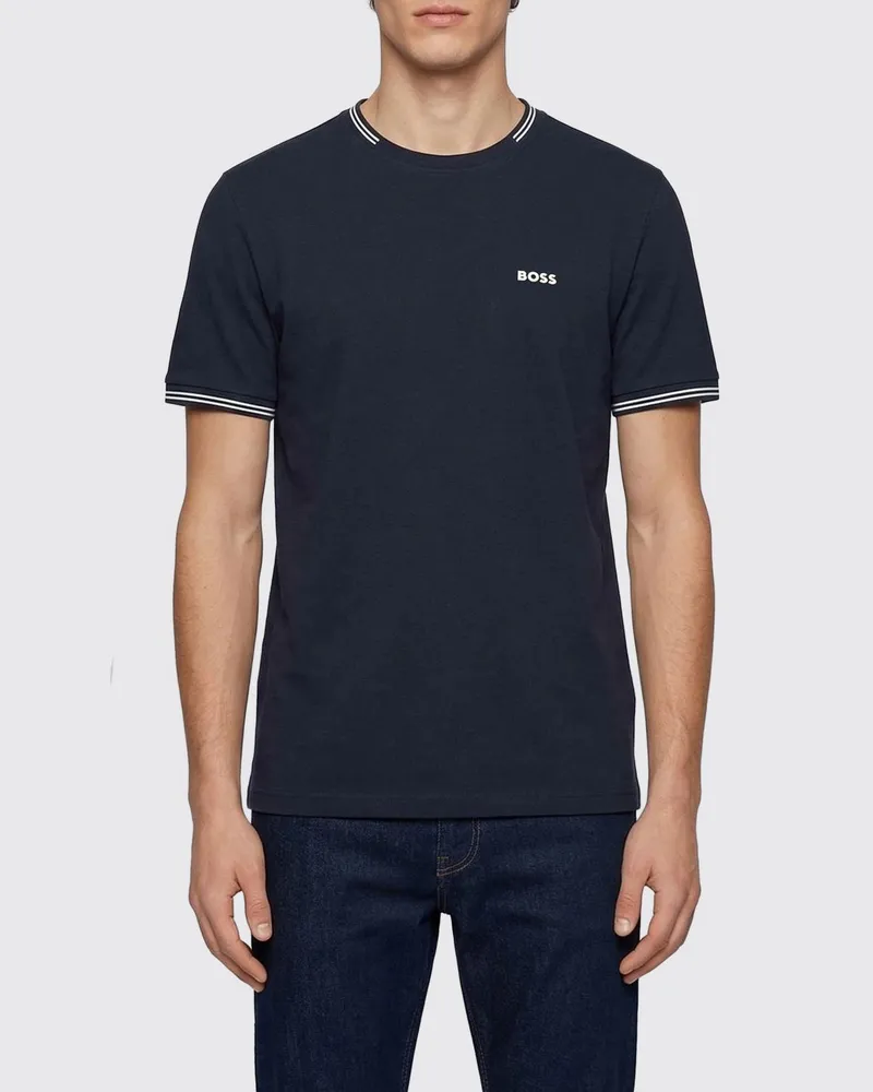 HUGO BOSS T-shirt herren Blau