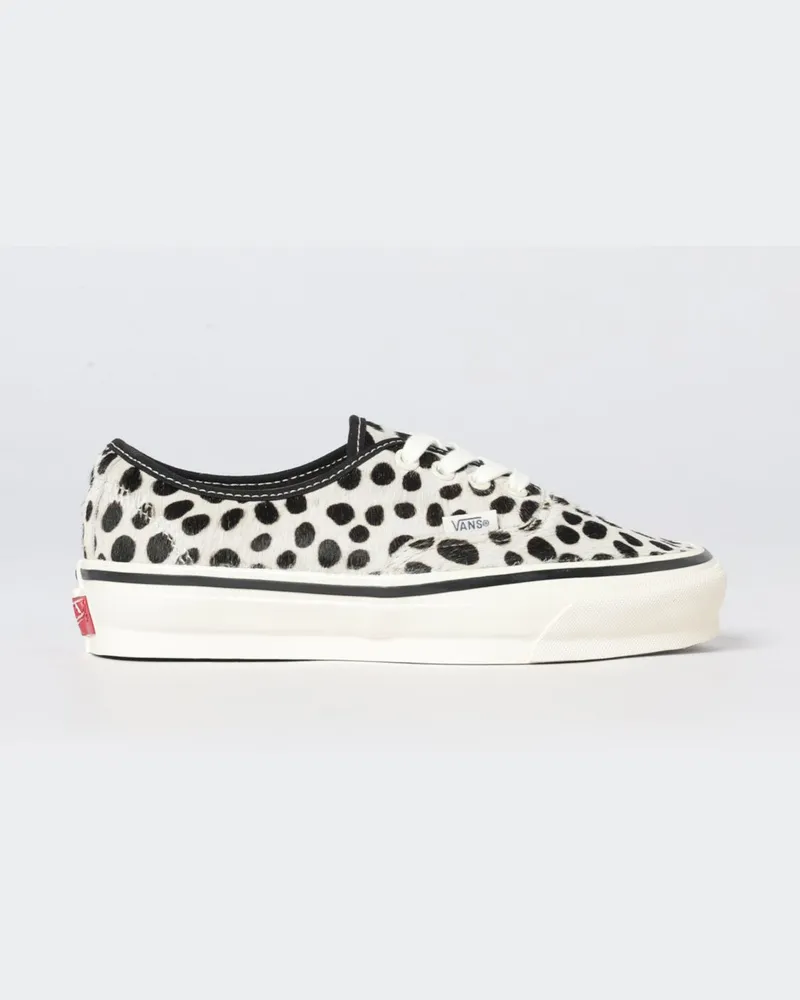 Vans Authentic Premium Sneakers aus Ponyfell mit Animal- und Polka-Dot-Print Weiß