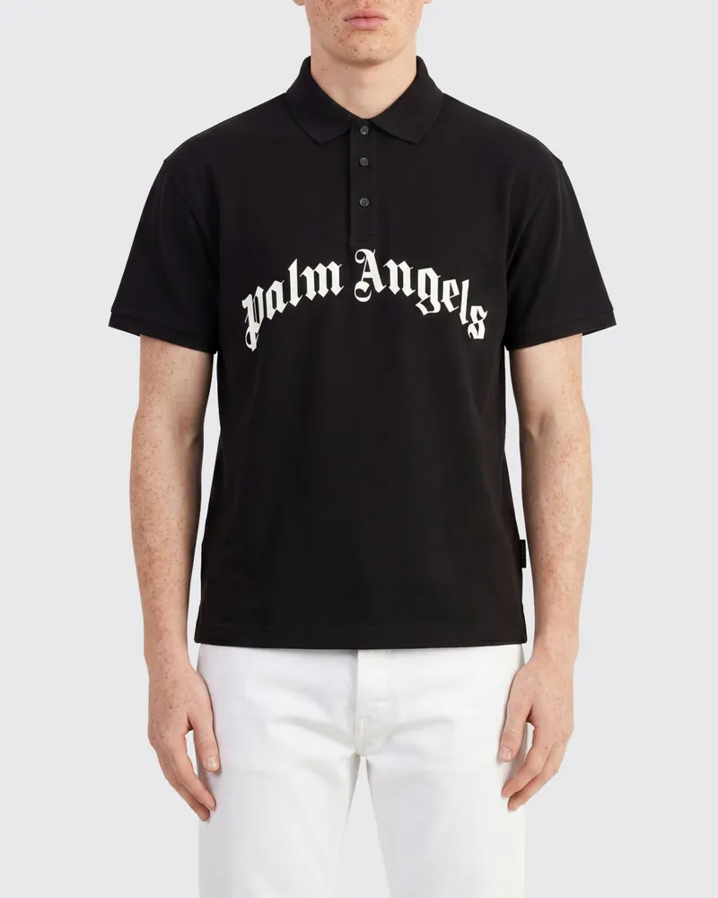 Palm Angels Polo herren Schwarz