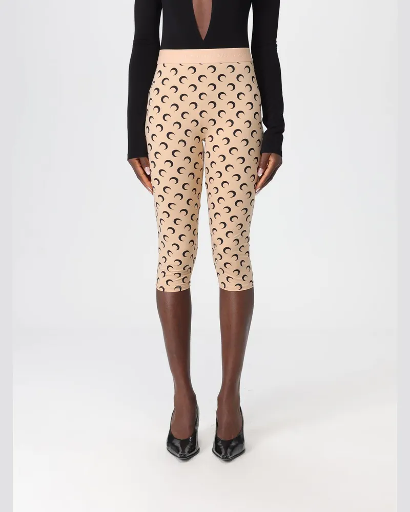 Marine Serre Hose damen Beige