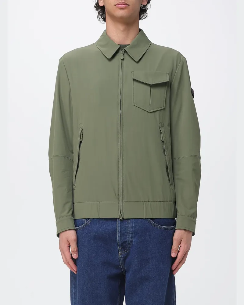 Peuterey Nylon-Hemdjacke Grün