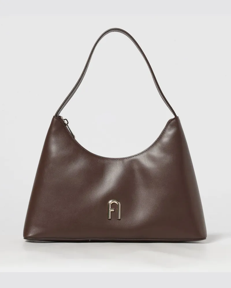 Furla Schultertasche damen Kaffee
