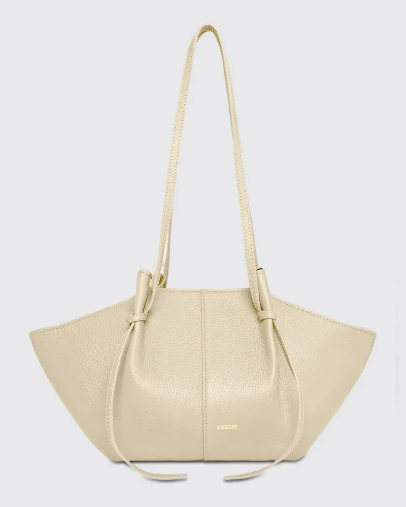YUZEFI Mochi Ledertasche Ivory