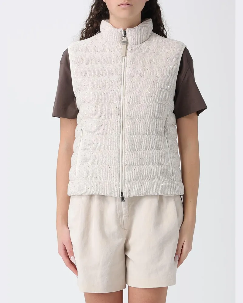 Brunello Cucinelli Jacke damen Ivory