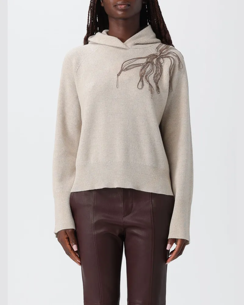 Brunello Cucinelli Strickjacke damen Beige
