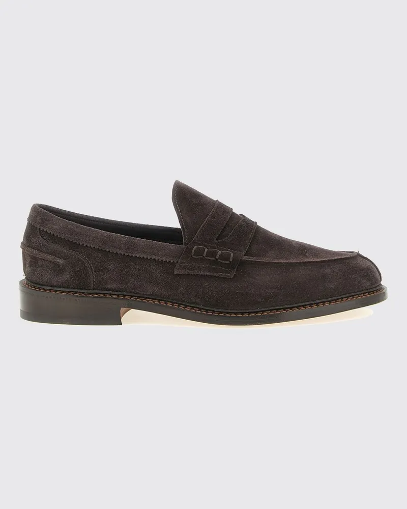 Tricker's Tricker's Adam Pennyloafer aus Kalbswildleder Braun