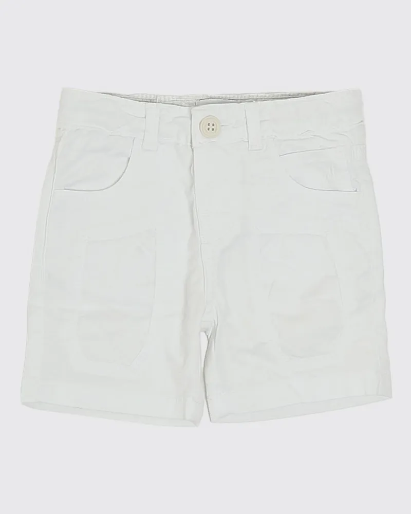Jeckerson Stretch-Baumwollshorts Weiß