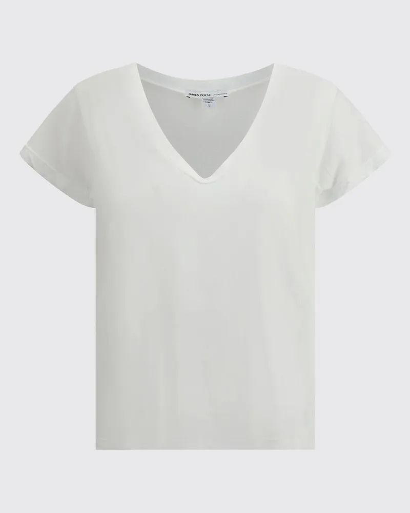 James Perse T-shirt damen Weiß