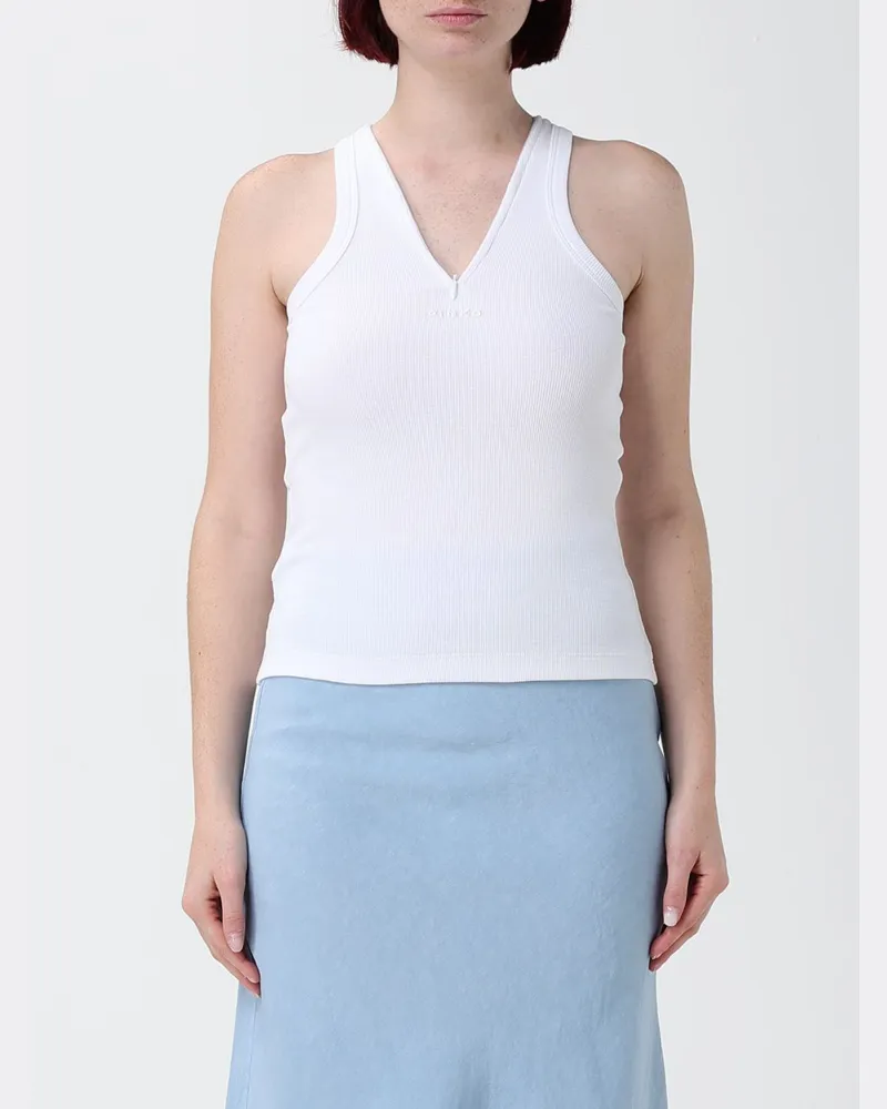 Pinko Baumwoll Top Weiß