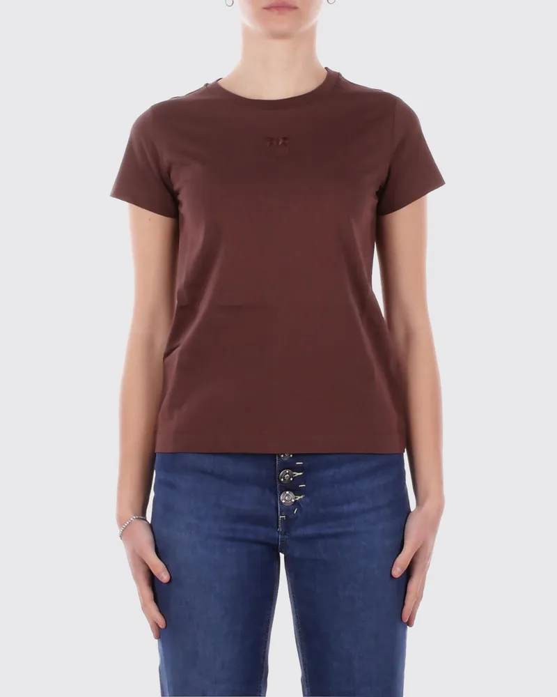 Pinko T-shirt damen Braun