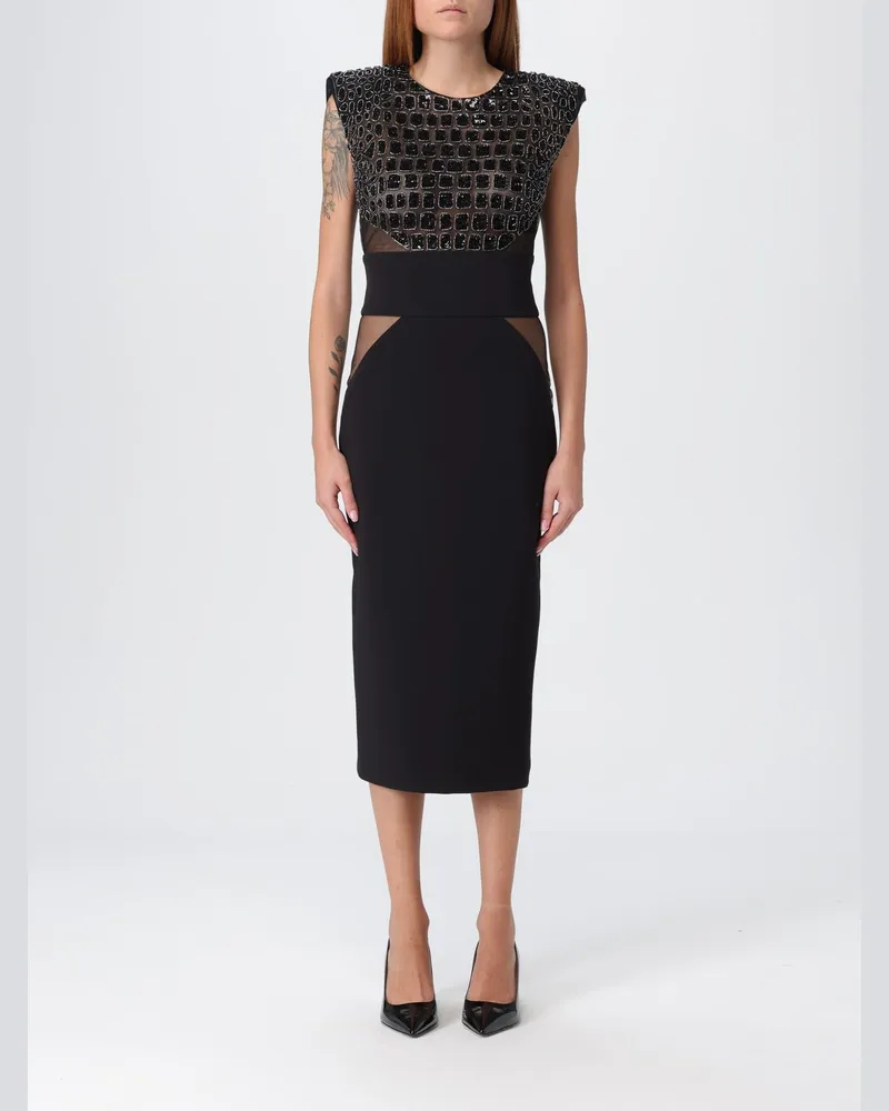 Elisabetta Franchi Kleider damen Schwarz