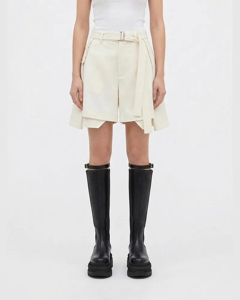 Sacai Shorts damen Weiß