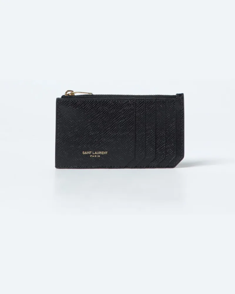 Saint Laurent Portmonnaie herren Schwarz