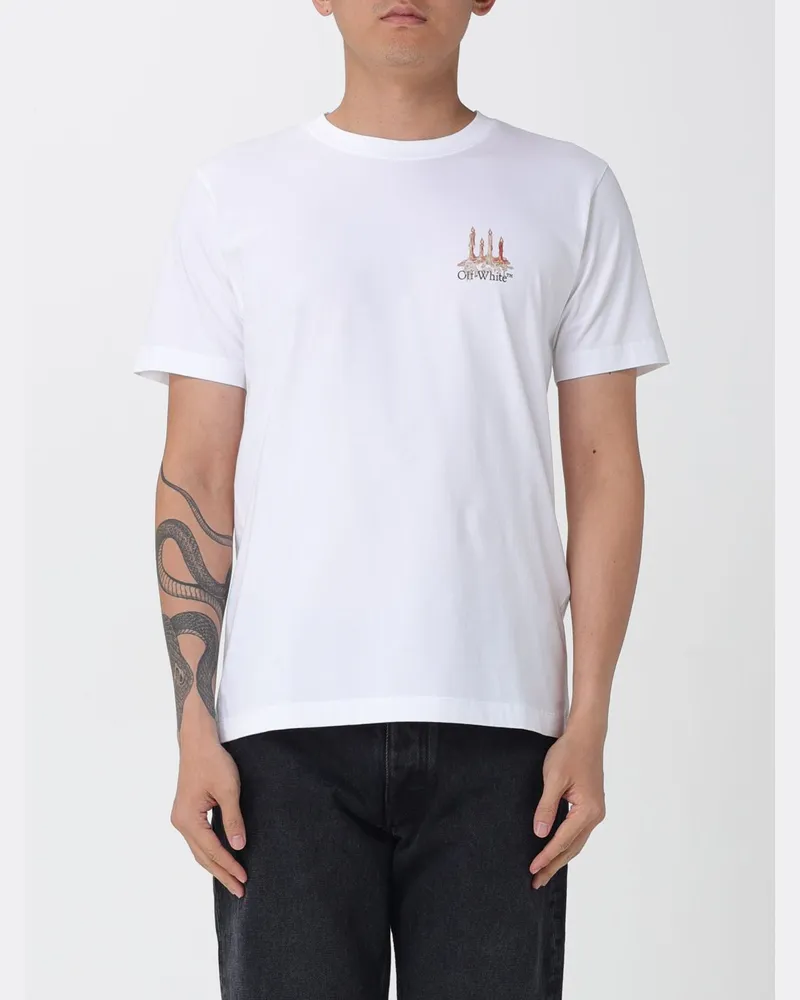 OFF-WHITE T-shirt herren Weiß