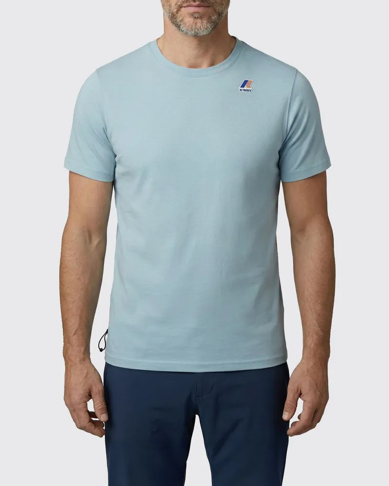 K-Way T-shirt herren Blau