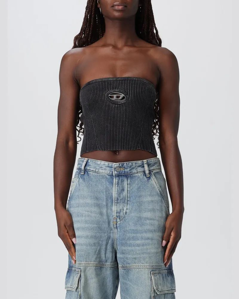 Diesel Top damen Schwarz