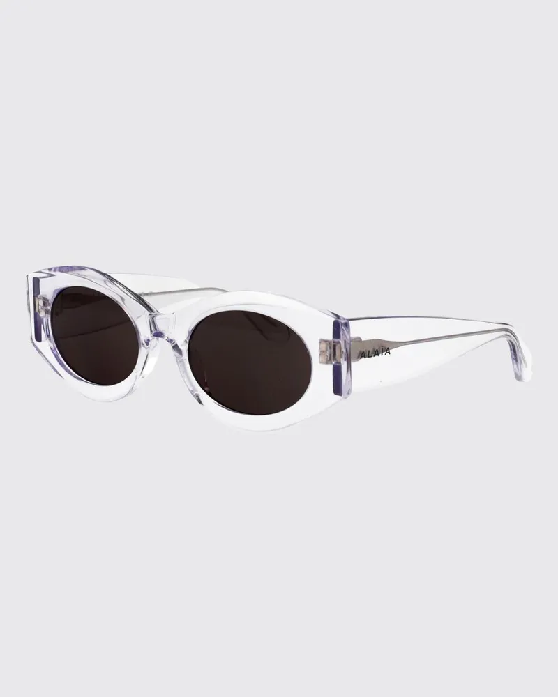 Alaïa Cat-Eye-Sonnenbrille aus Acetat mit Schildpattmuster Grau