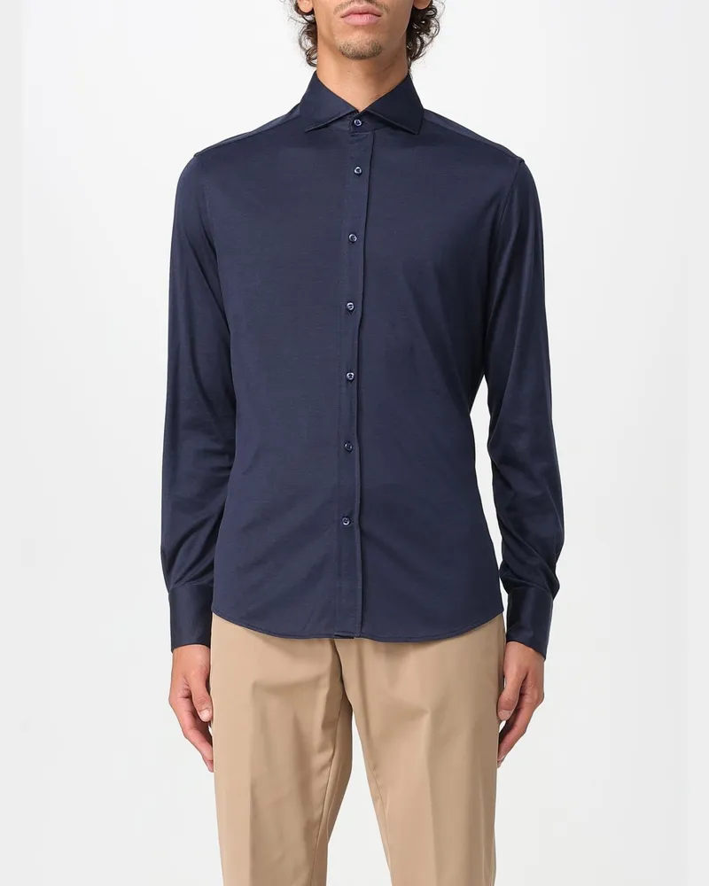 Brunello Cucinelli Hemd herren Blau