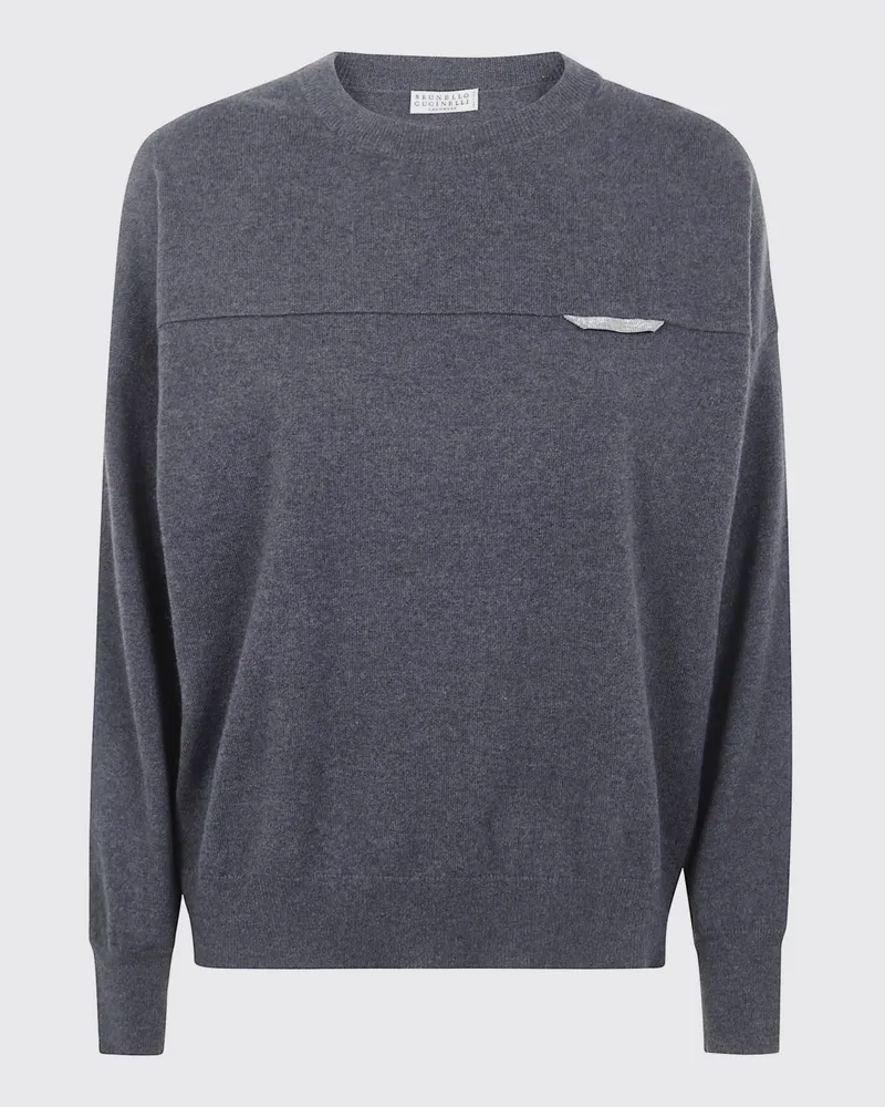 Brunello Cucinelli Pullover damen Grau