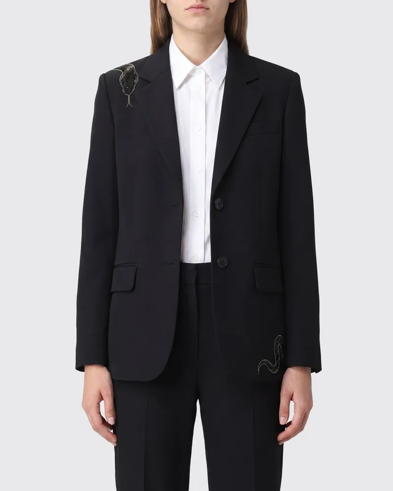 Zadig & Voltaire ZADIG  VOLTAIRE Einreihiger Blazer von Zadig & Voltaire mit Schlangenprint und Strasssteinen Schwarz