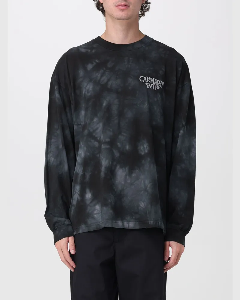 Carhartt WIP Rundhals-Sweatshirt aus bedruckter Bio-Baumwolle Grau