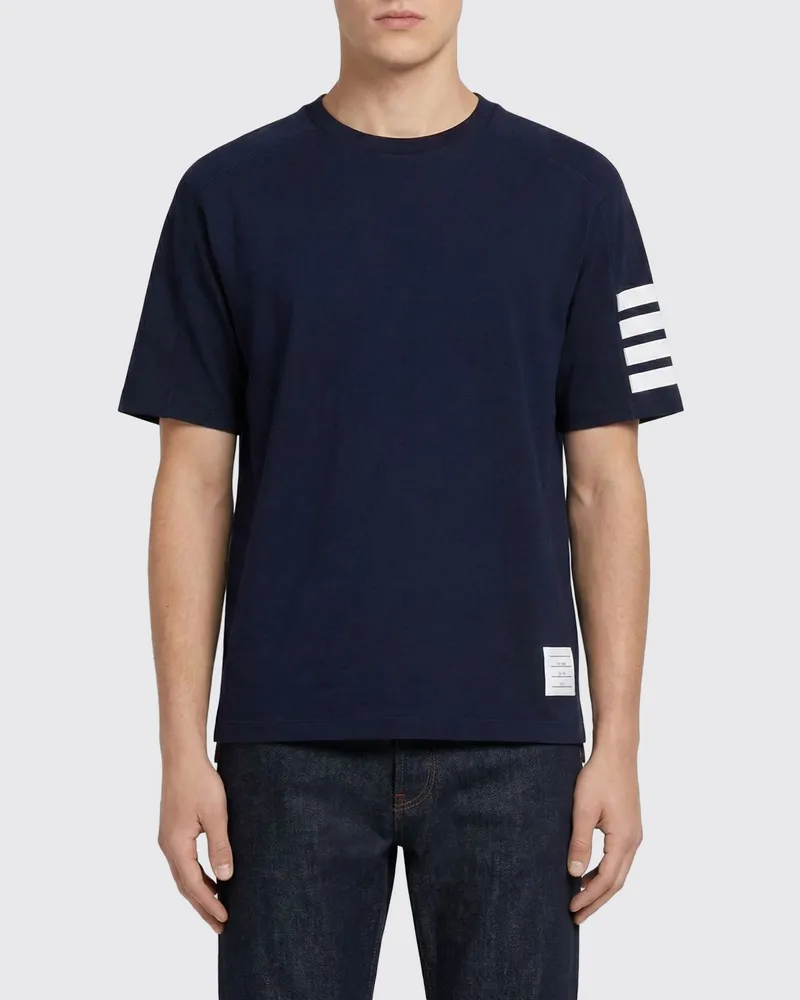 Thom Browne T-shirt herren Navy