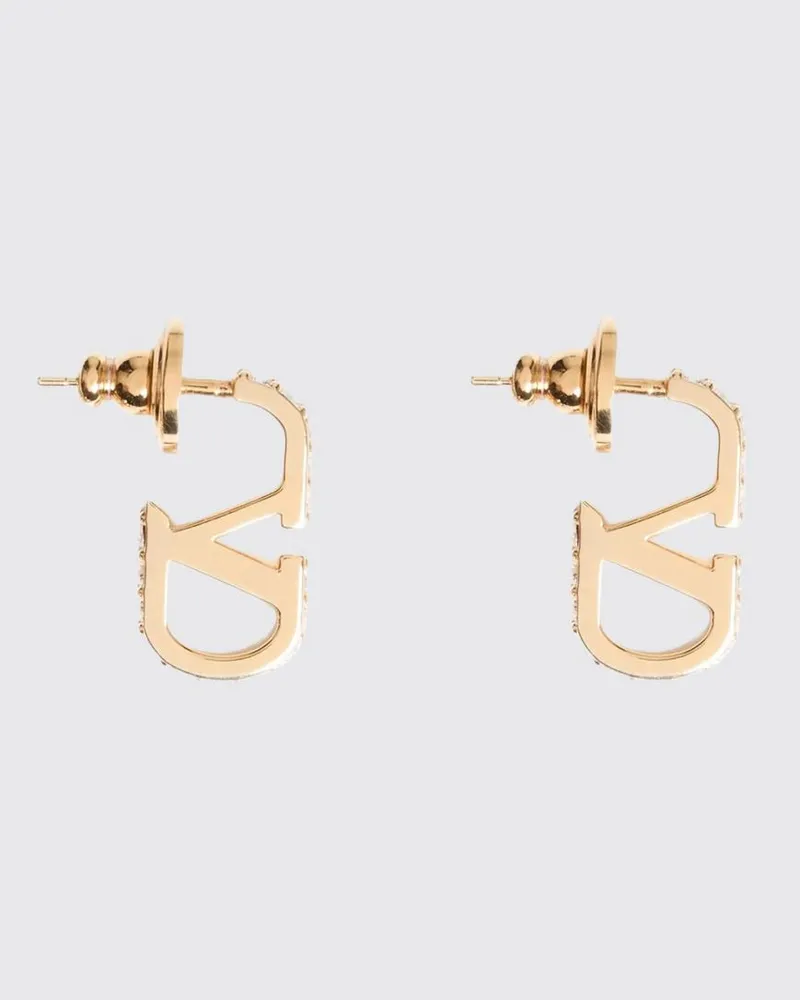 Valentino Garavani Hängeohrringe VLogo Signature mit Kristallen Gold