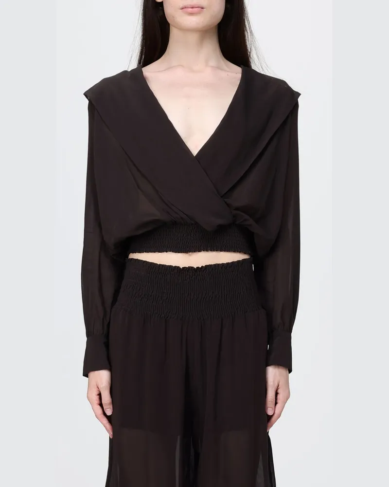 Pinko Hemdbluse damen Braun