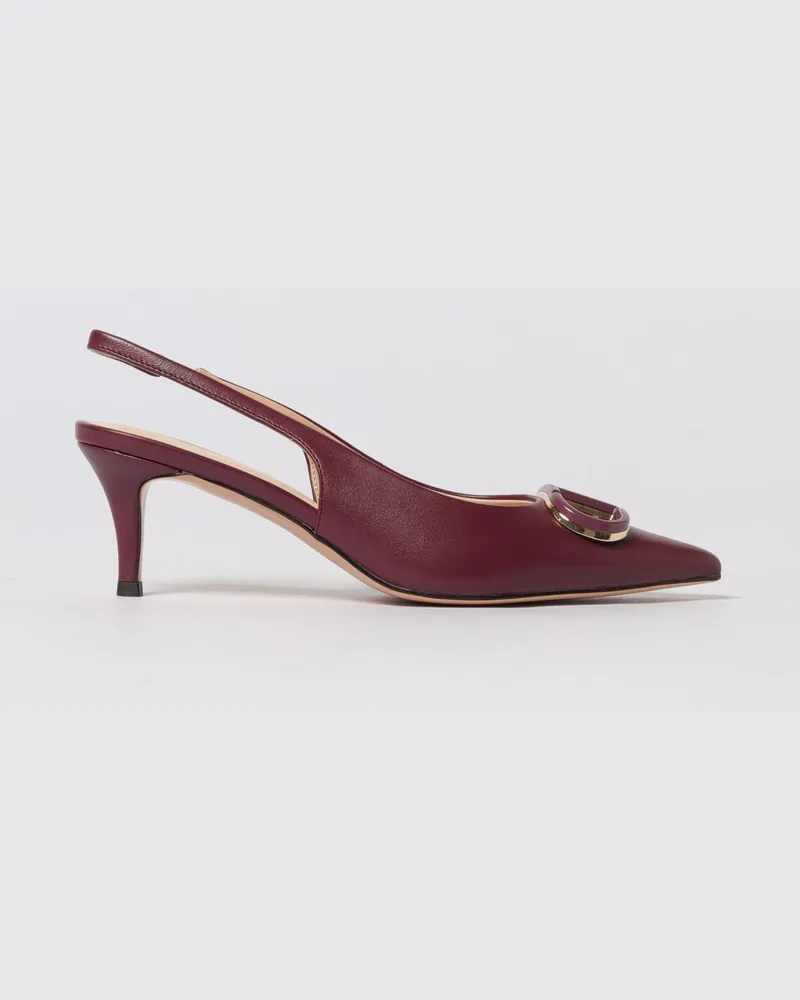 Twin-Set Schuhe damen Burgunderrot