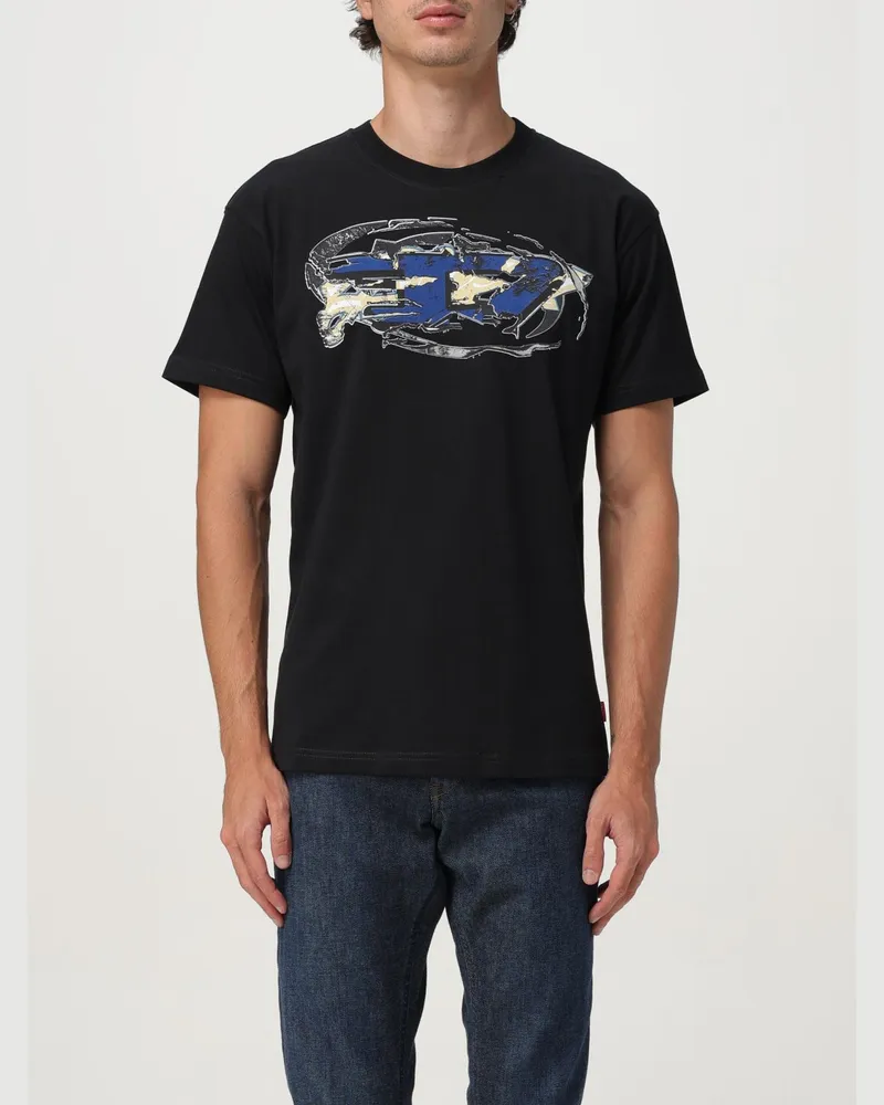 Diesel T-shirt herren Schwarz