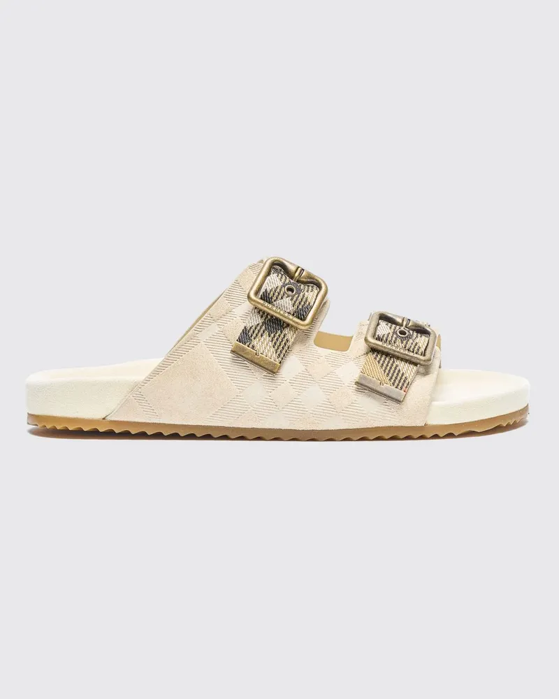 Burberry Flache sandalen damen Beige