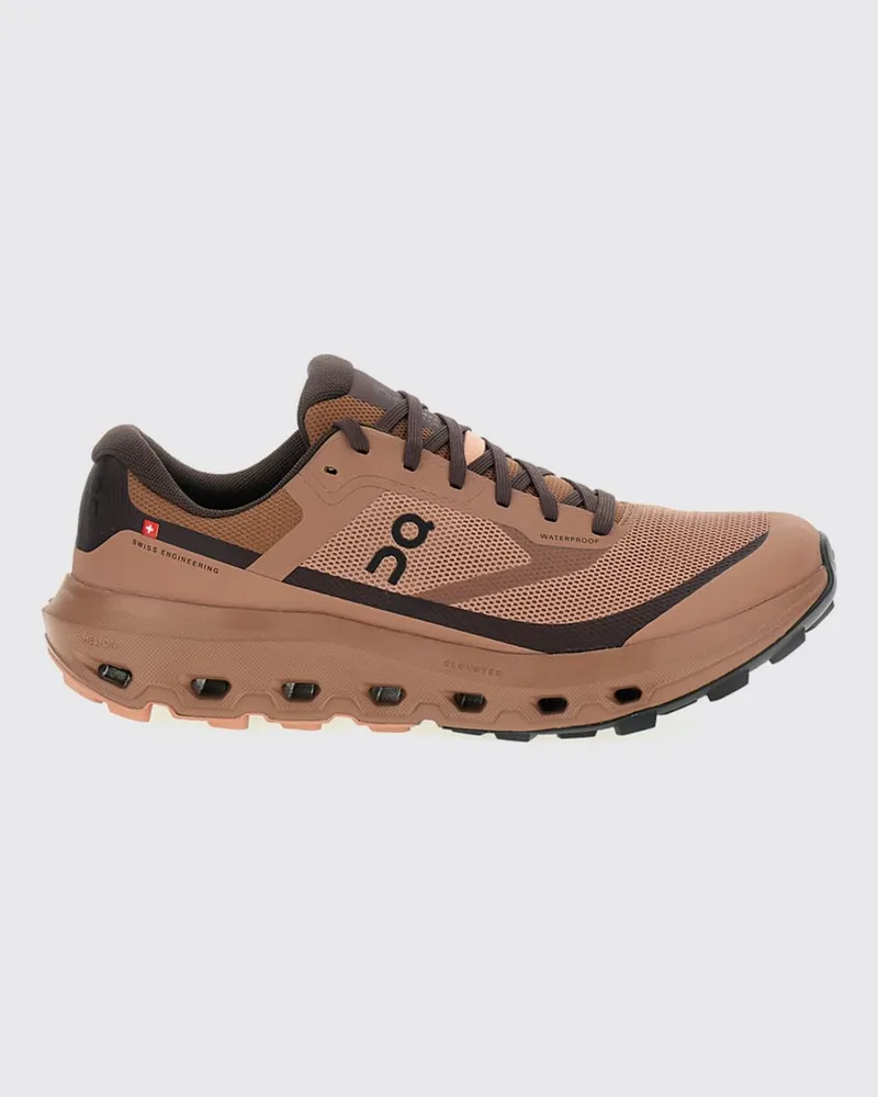 ON Leichte wasserabweisende Cloudvista 3 Sneakers Braun
