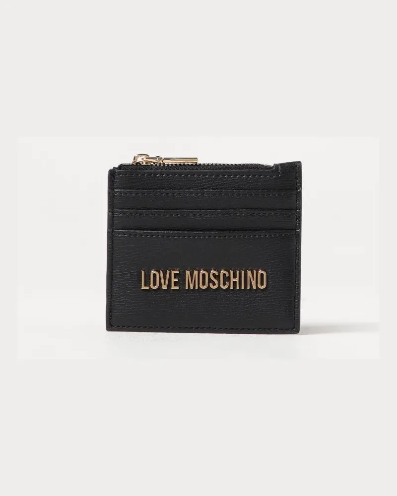 Moschino Geldbeutel damen Schwarz