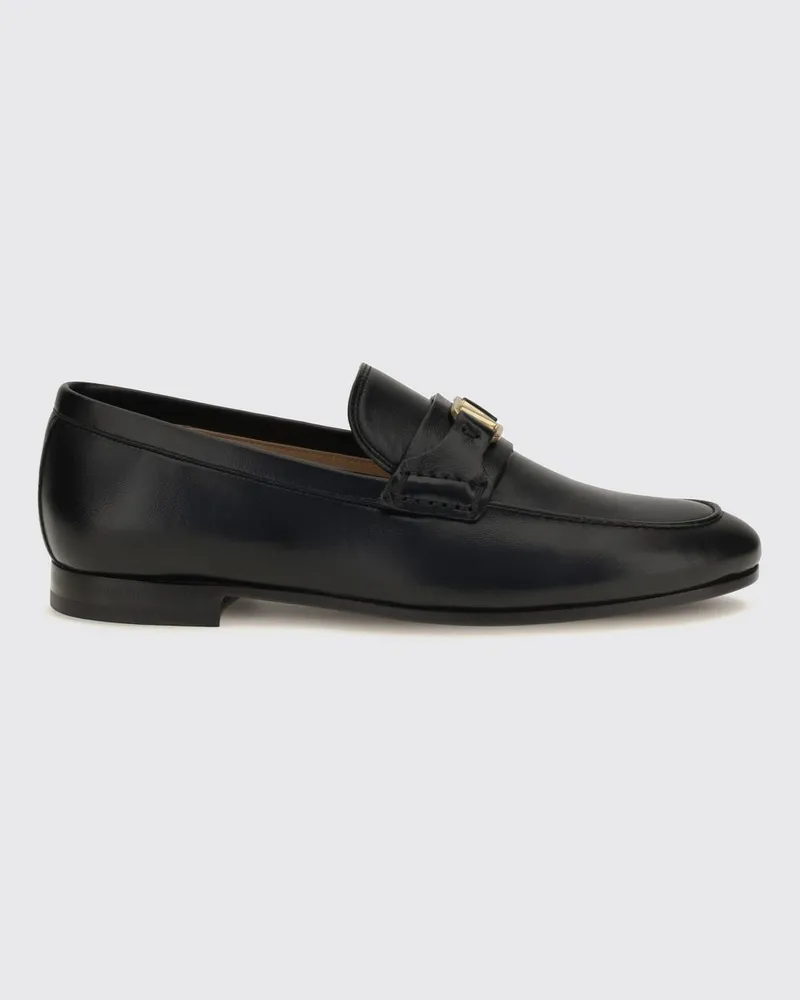 Valentino Garavani Penny Loafer aus Glattkalbsleder mit VLogo Signature-Logo Schwarz