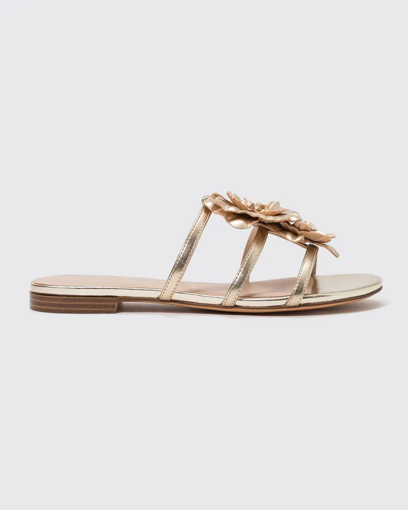 Twin-Set Sandalen mit absatz damen Gold