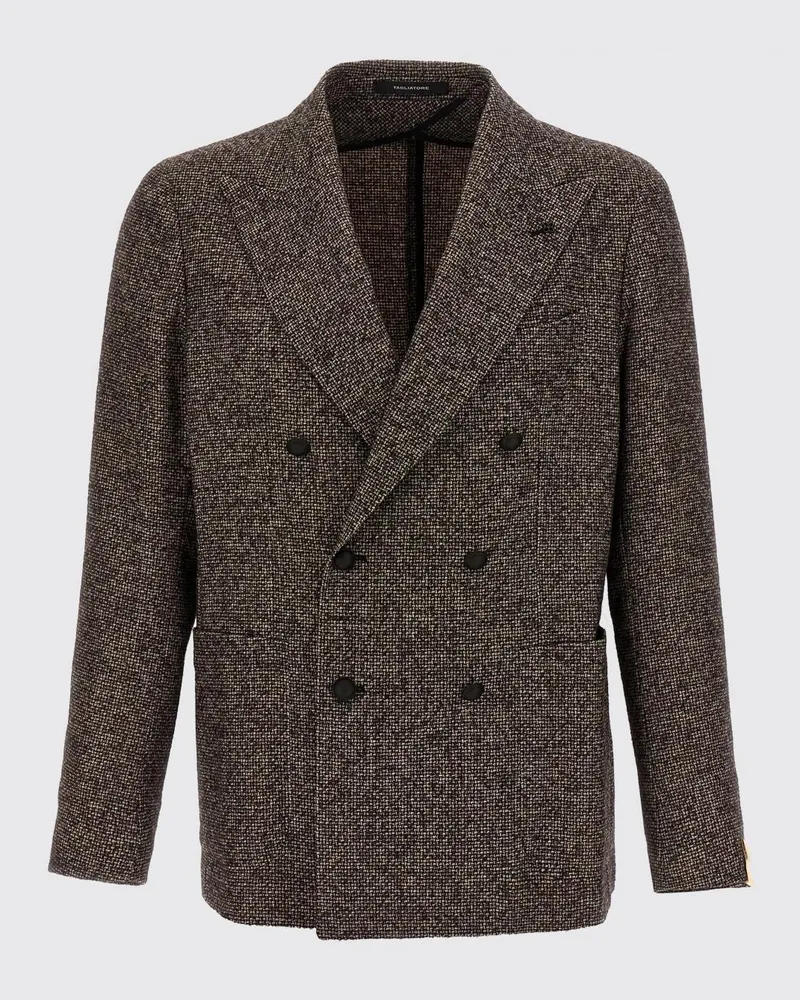 Tagliatore Blazer herren Kaffee