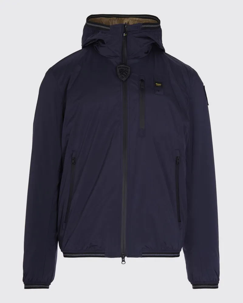 Blauer Jacke herren Blau