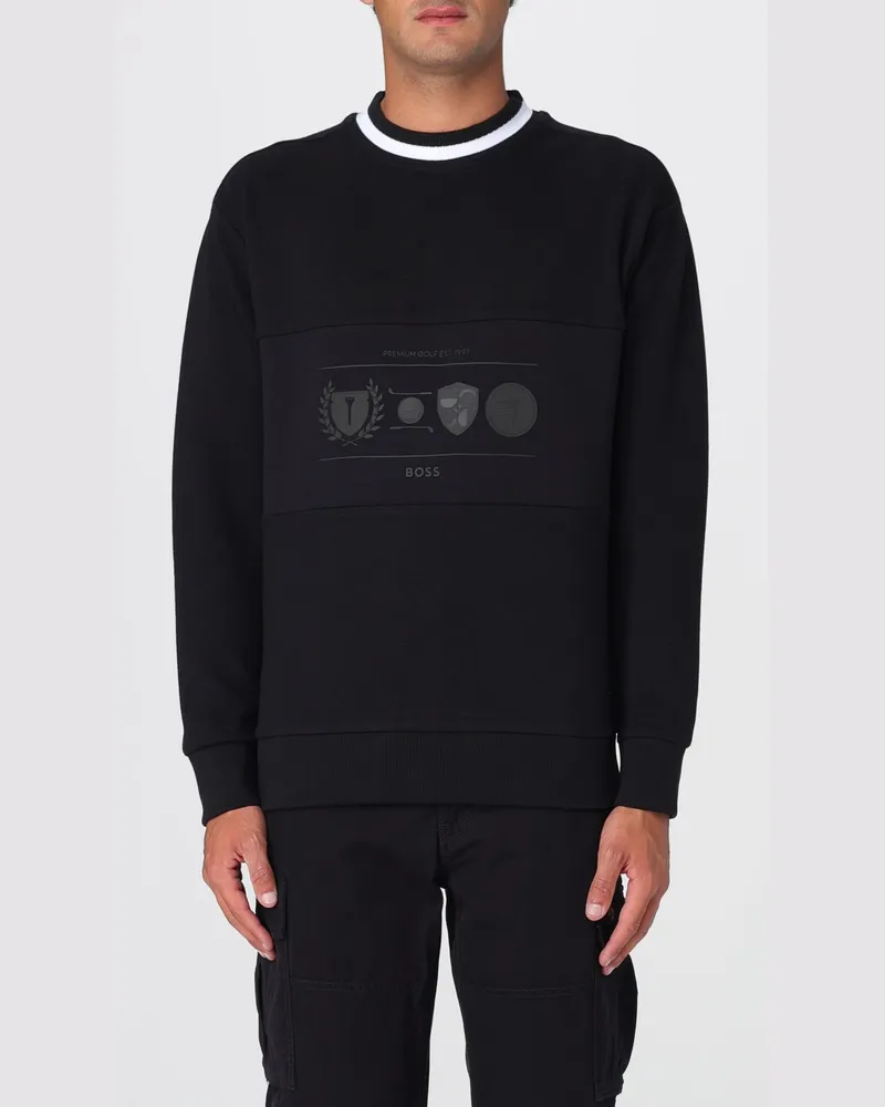 HUGO BOSS Sweatshirt herren Schwarz