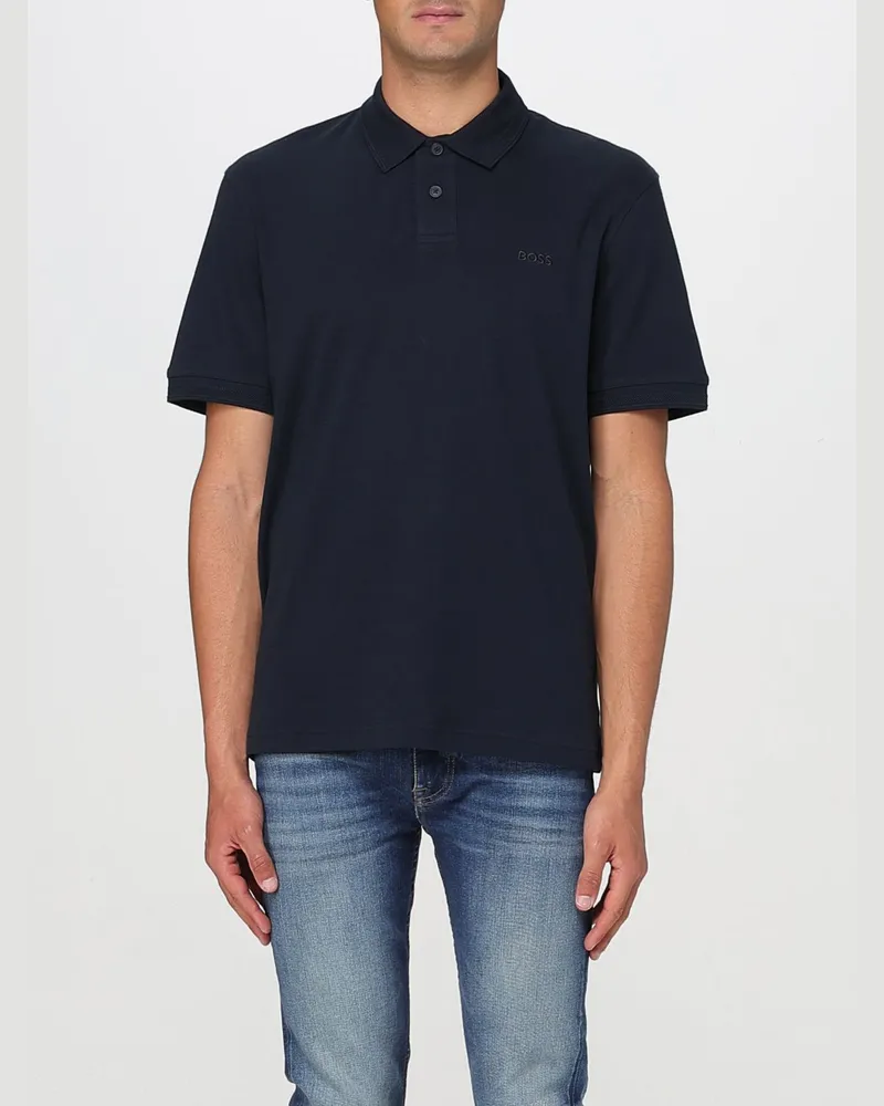 HUGO BOSS Polo herren Blau