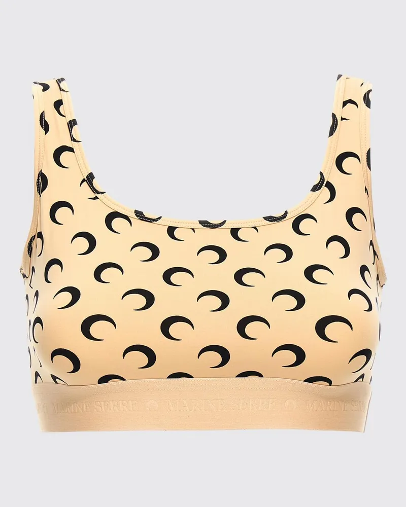 Marine Serre Top damen Beige