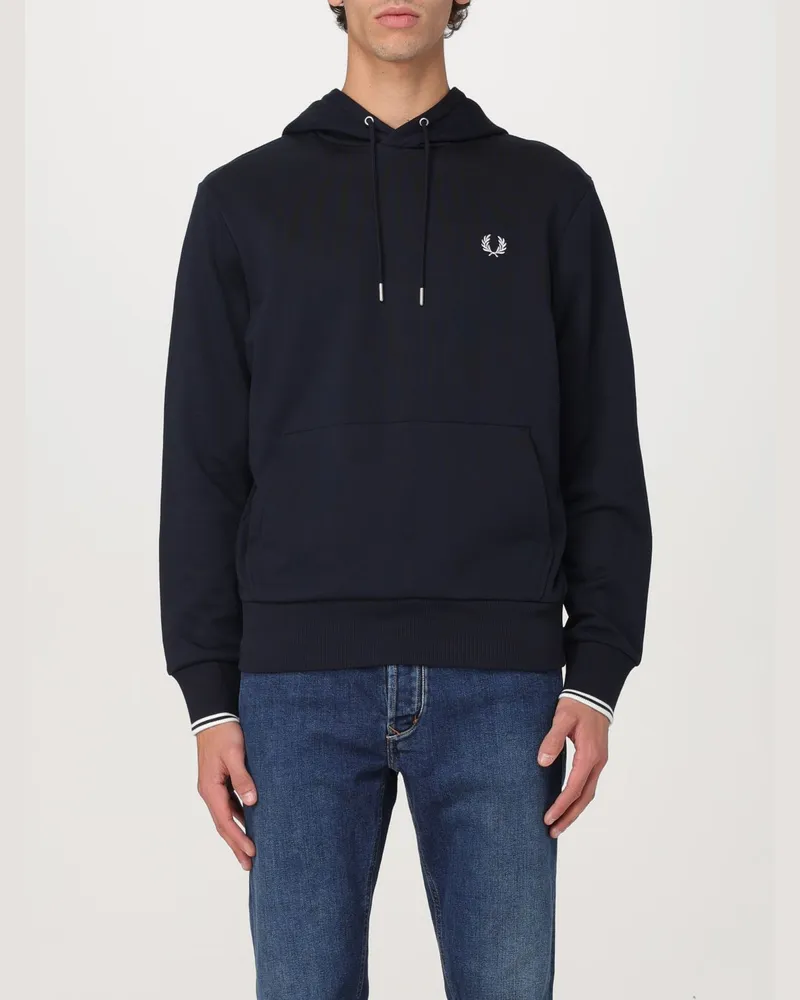 Fred Perry Sweatshirt herren Blau