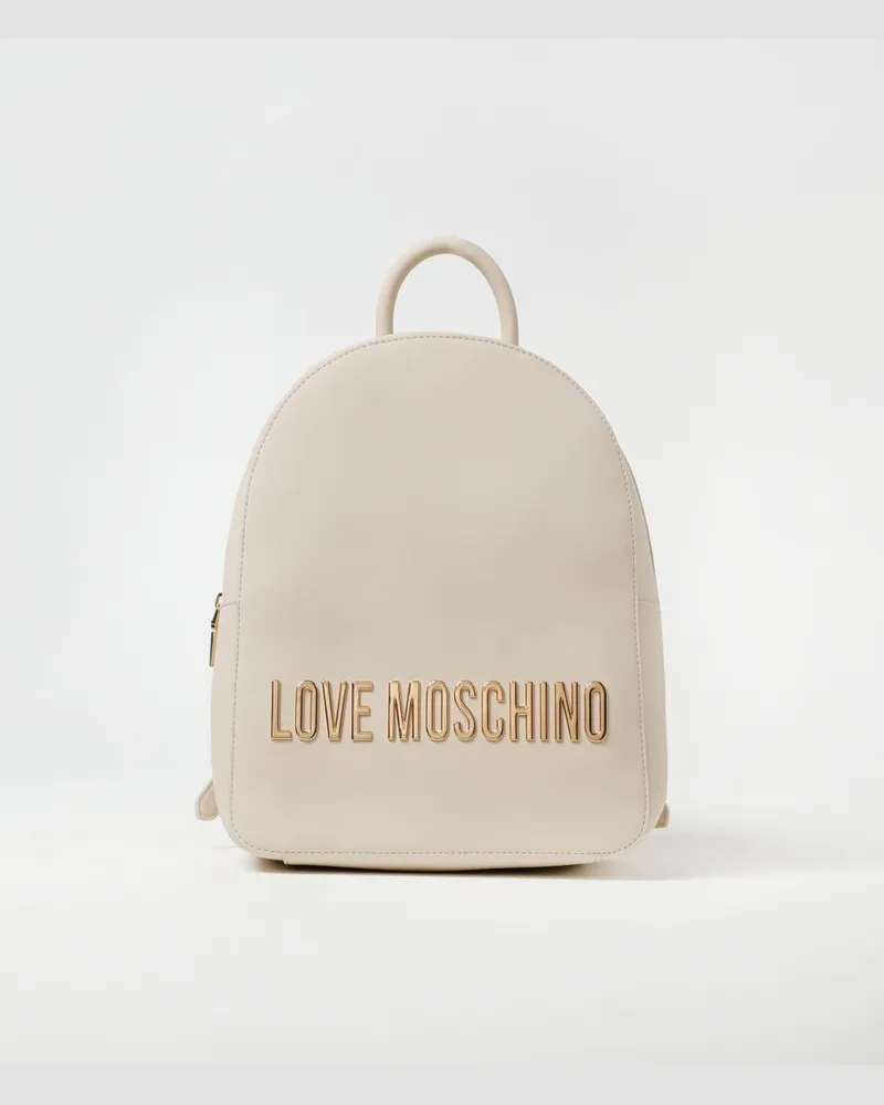 Moschino Rucksack damen Ivory
