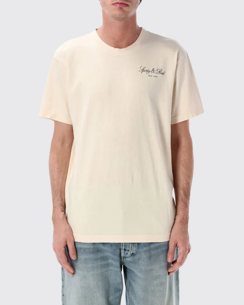 SPORTY & RICH T-shirt herren Sporty & Rich Beige
