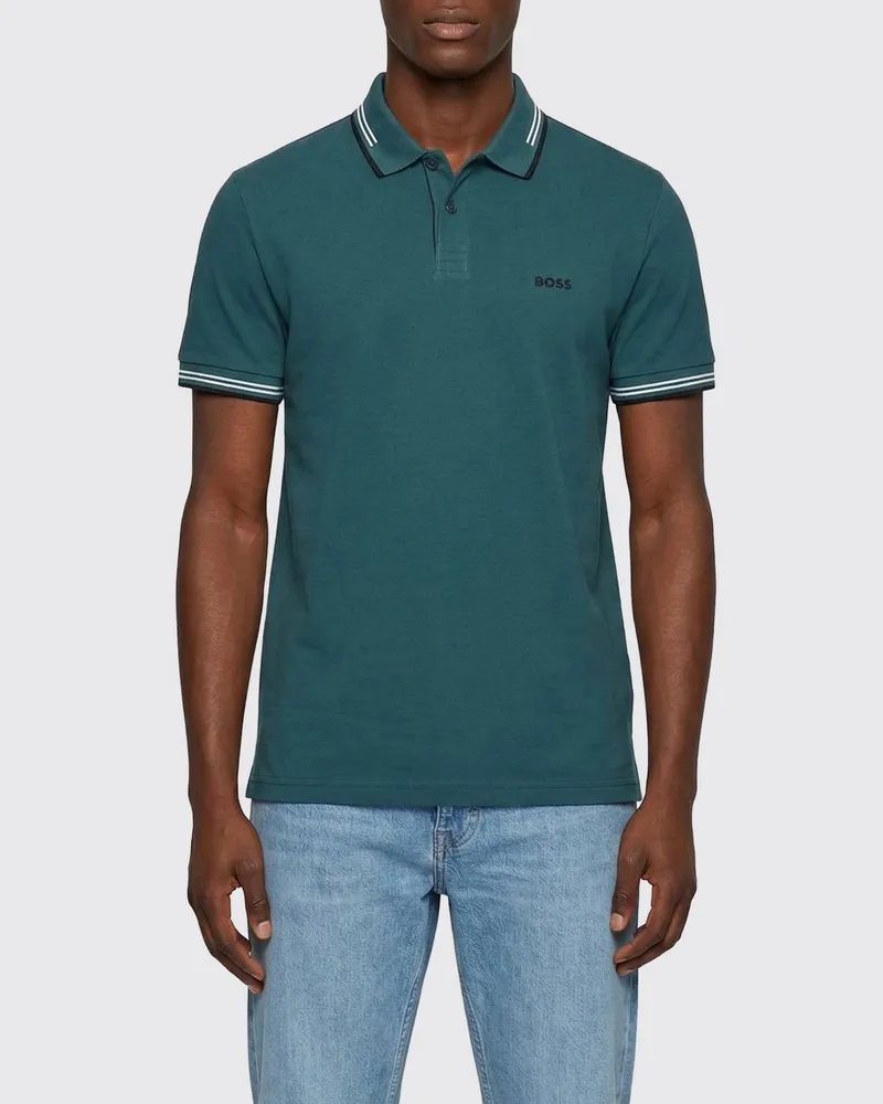HUGO BOSS Polo herren Petroleum
