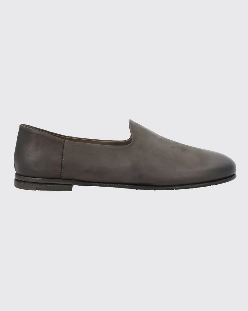 Premiata Penny-Loafer aus gealtertem Kalbsleder Charcoal