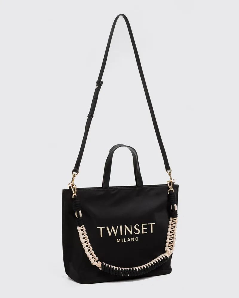 Twin-Set Schultertasche damen Schwarz