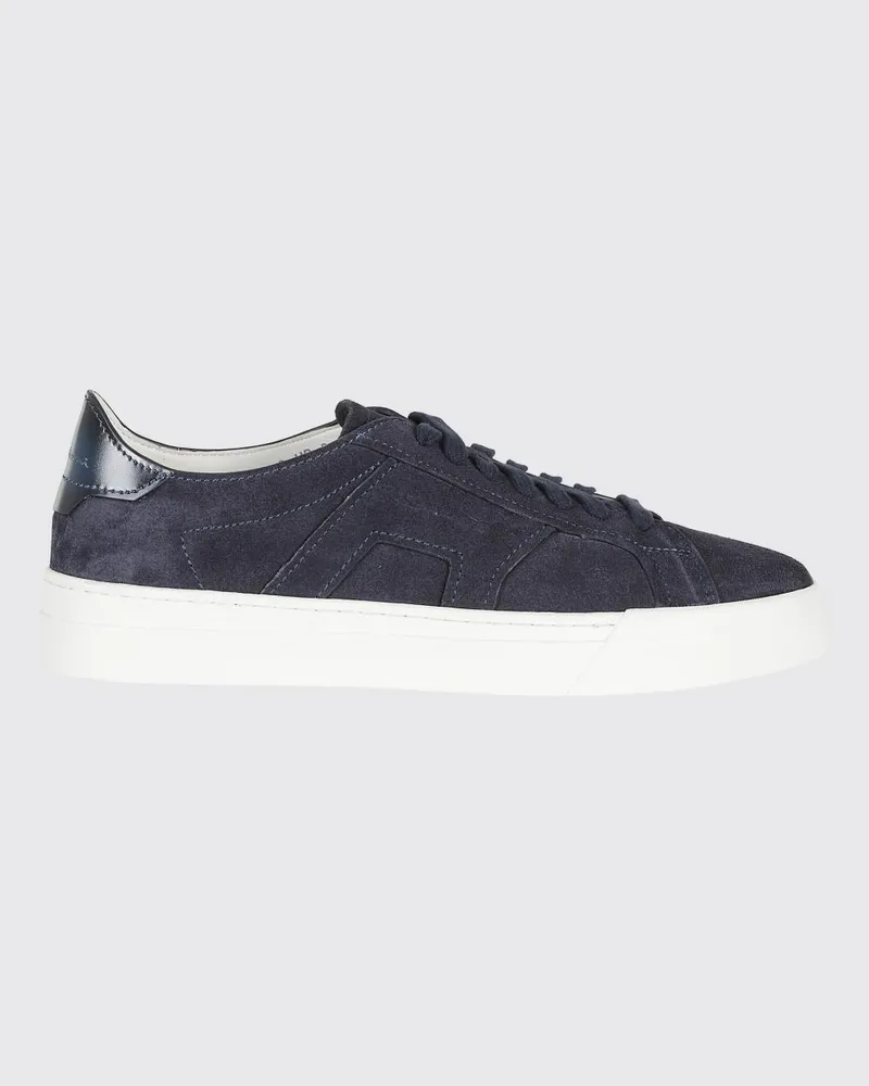 Santoni Wildleder-Sneakers Blau
