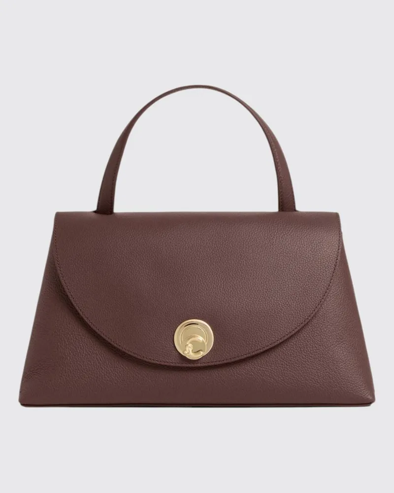 Coccinelle Mittelgroße Nikla-Handtasche von aus genarbtem Leder mit abnehmbarem Riemen Baby