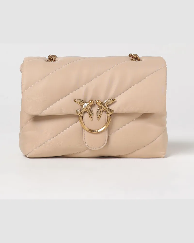 Pinko Schultertasche damen Beige