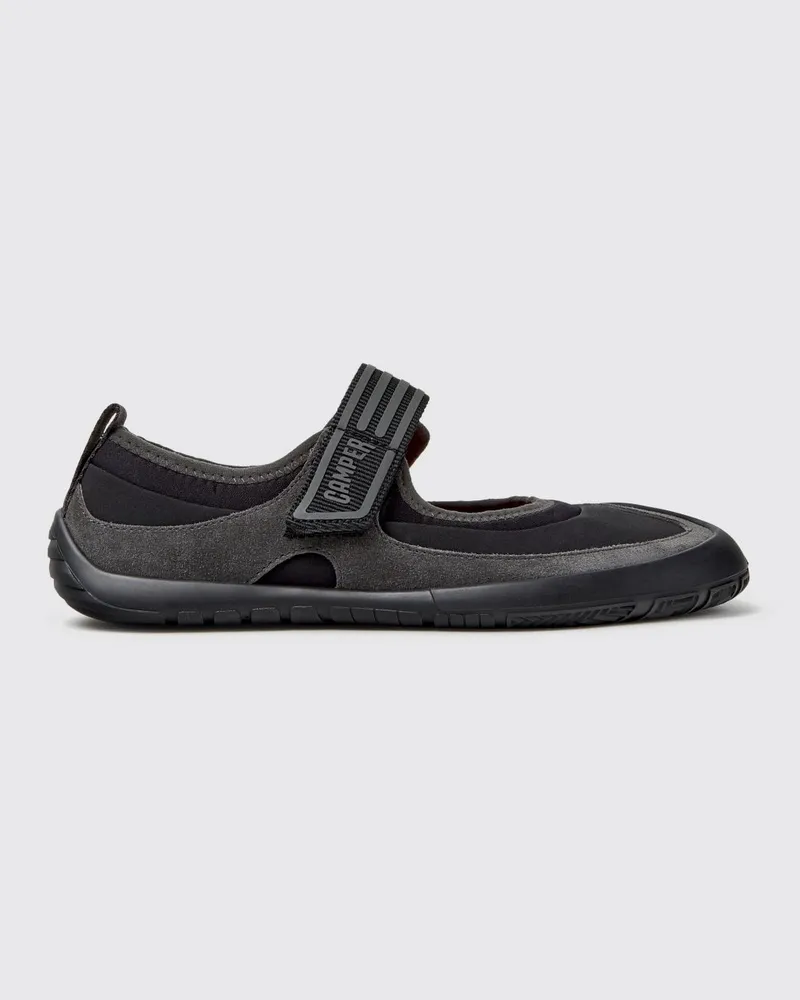 Camper Peu Path+ Mary Jane Ballerinas aus Wildleder und recyceltem PET Bunt